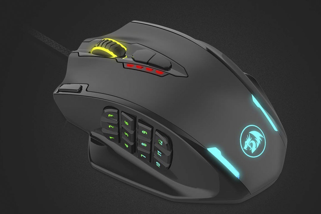 Redragon Impact RGB LED 12,400 DPI Gaming Mouse | Input Devices | Drop