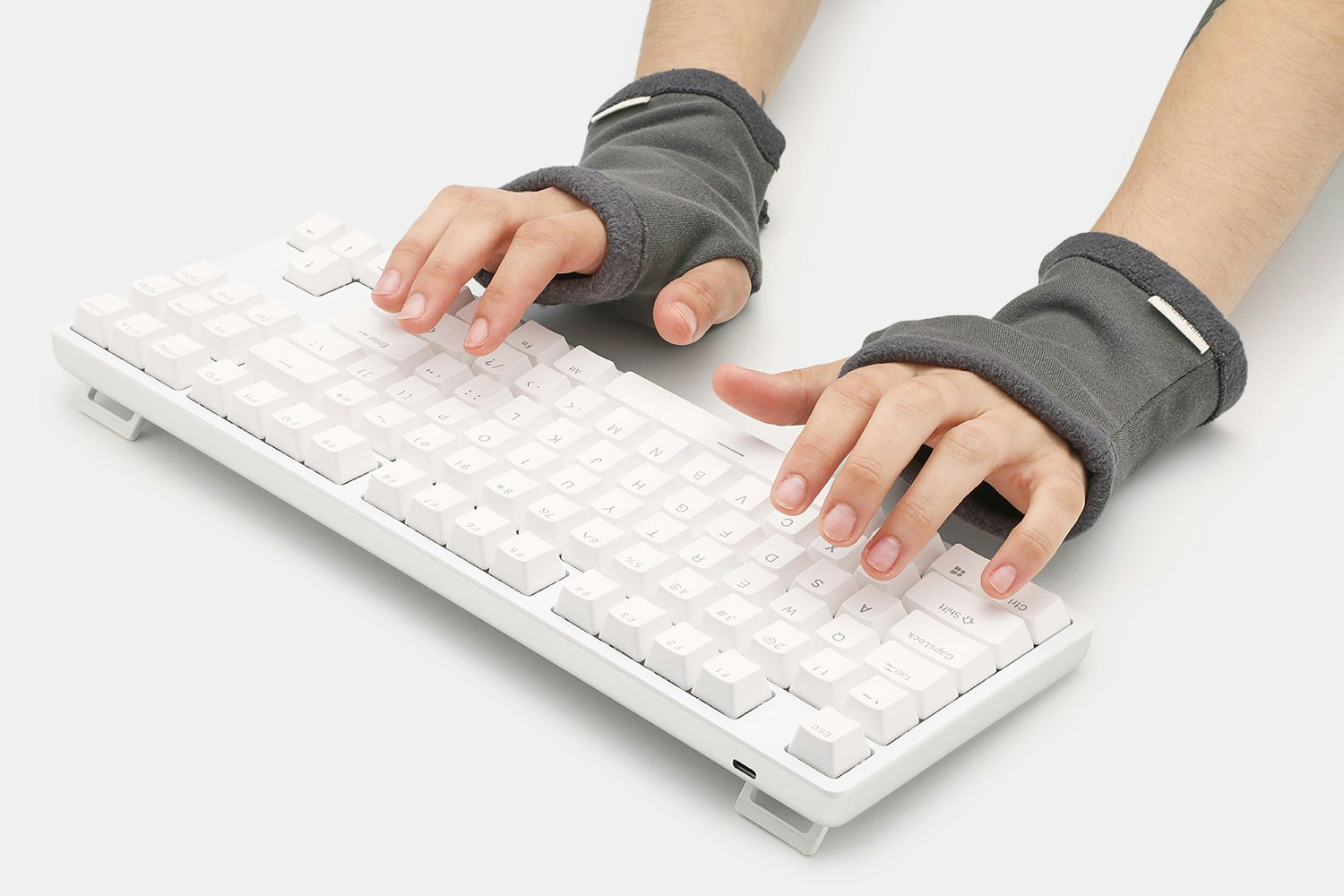 Refiber Designs Organic Cotton Typing Gloves