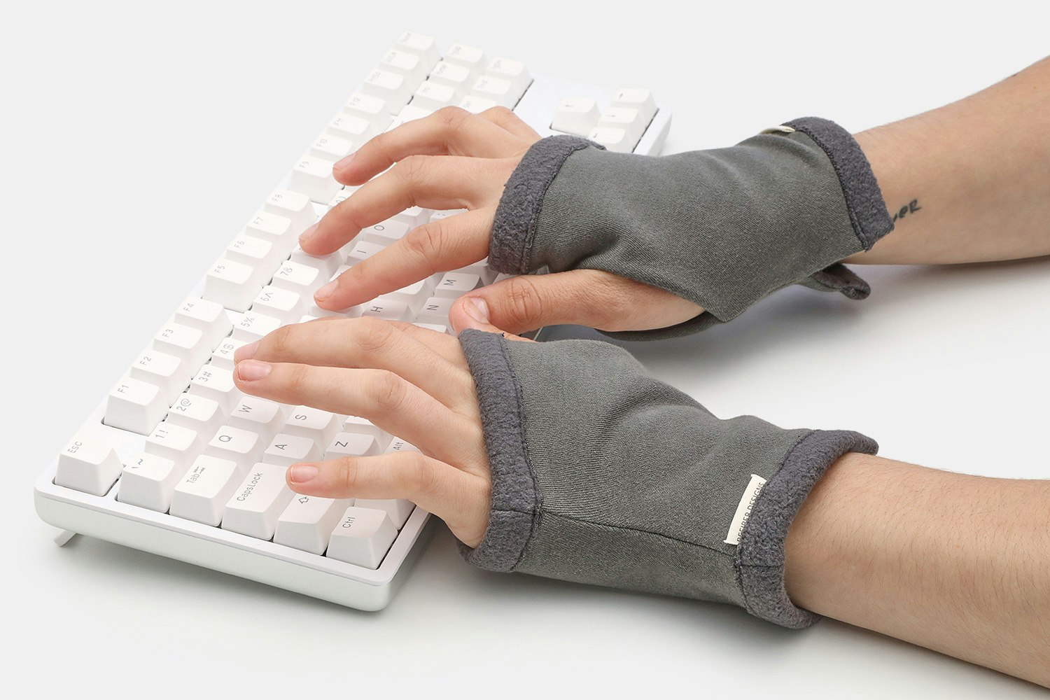 Refiber Designs Organic Cotton Typing Gloves