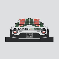 Lancia Stratos Artprint  