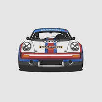 Porsche 911 RS Martini Artprint  1