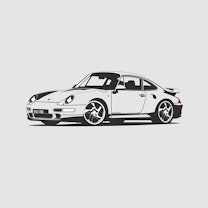 Porsche 993 Artprint  1