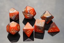 Combo Attack Orange/Brown with Gold Numbers