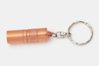 ReyLight USB Copper Keychain Flashlight