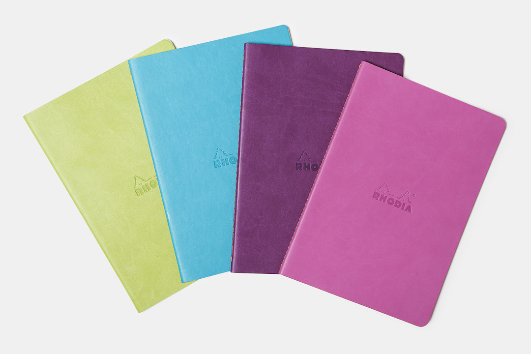 Rhodia Sewn-Spine Rhodiarama Notebooks (4-Pack)
