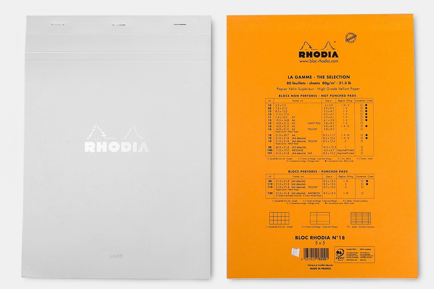 Rhodia Staplebound Notepads (6-Pack)