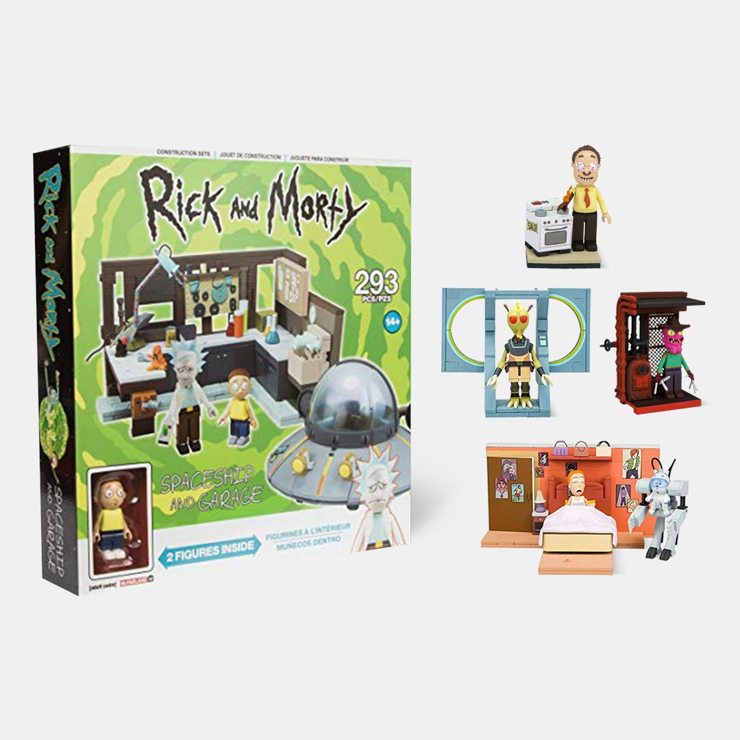 Rick and morty construction hot sale sets