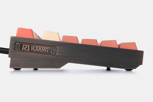 RJiang R87 Cowboy-Themed Mechanical Keyboard