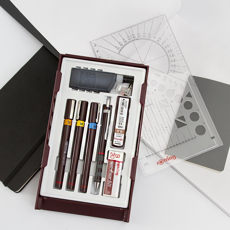 Rotring Isograph Technical Drawing Set Price & Reviews Massdrop