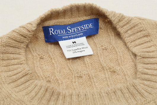 Royal Speyside Cable-Knit Sweater