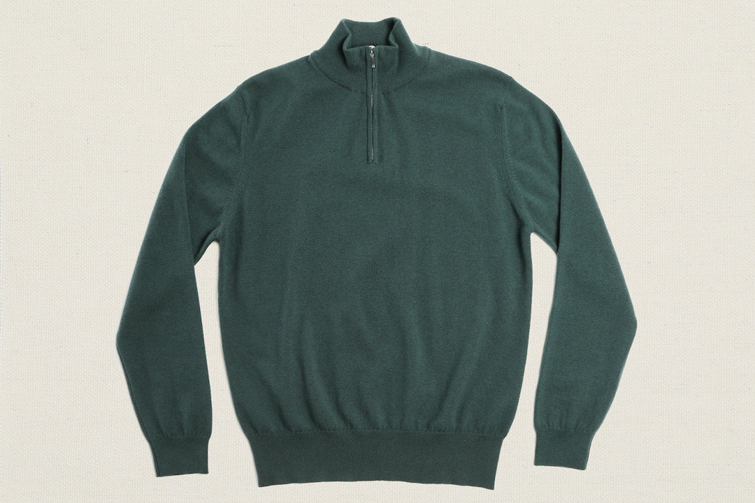 Royal Speyside Classic Zip Cashmere Sweater