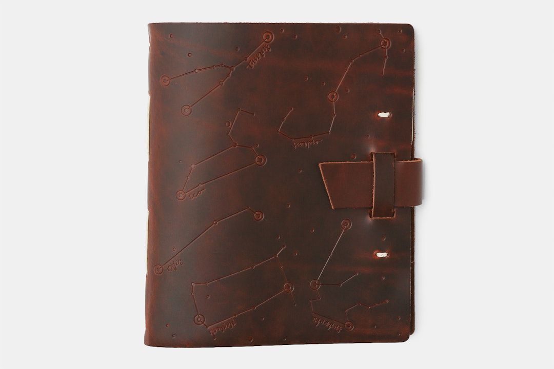 Rustico Zodiac Night Sky Leather Journal