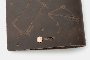 Rustico Zodiac Night Sky Leather Notebook