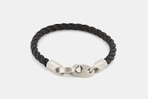 Catch Single Wrap Leather Bracelet - Black (-$5)