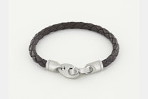 Catch Single Wrap Leather Bracelet - Deep Dark Brown (-$5)