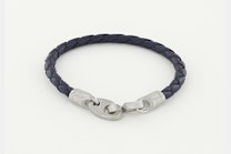 Catch Single Wrap Leather Bracelet - Midnight (-$5)