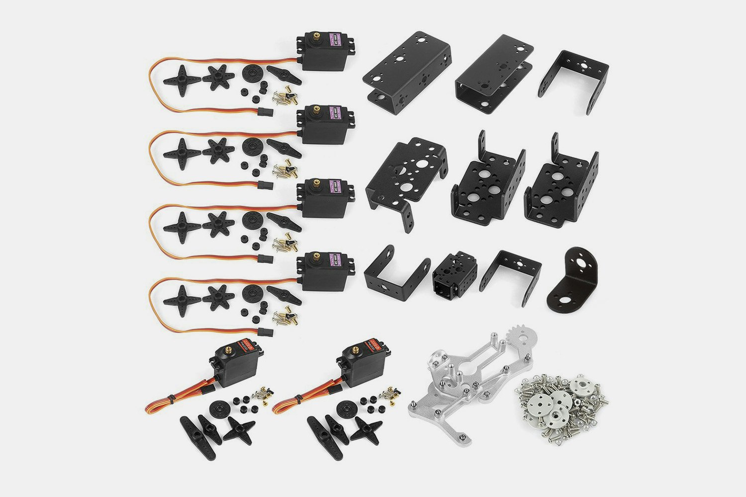 SainSmart 6Axis Mechanical Desktop Robotic Arm Kit Robotics Drop