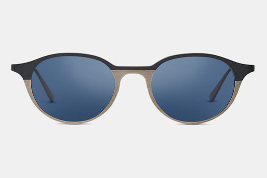 SALT Optics Torres Polarized Titanium Oval Sunglasses