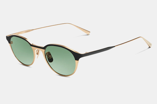 SALT Optics Torres Polarized Titanium Oval Sunglasses