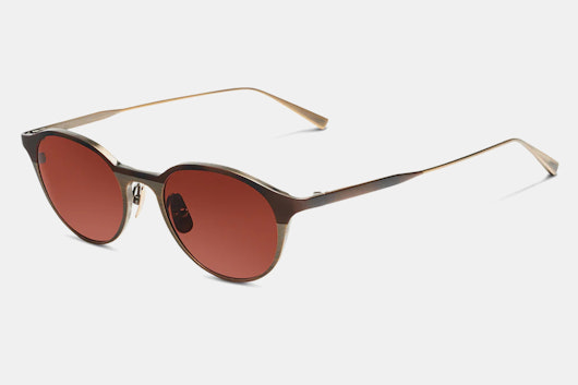 SALT Optics Torres Polarized Titanium Oval Sunglasses