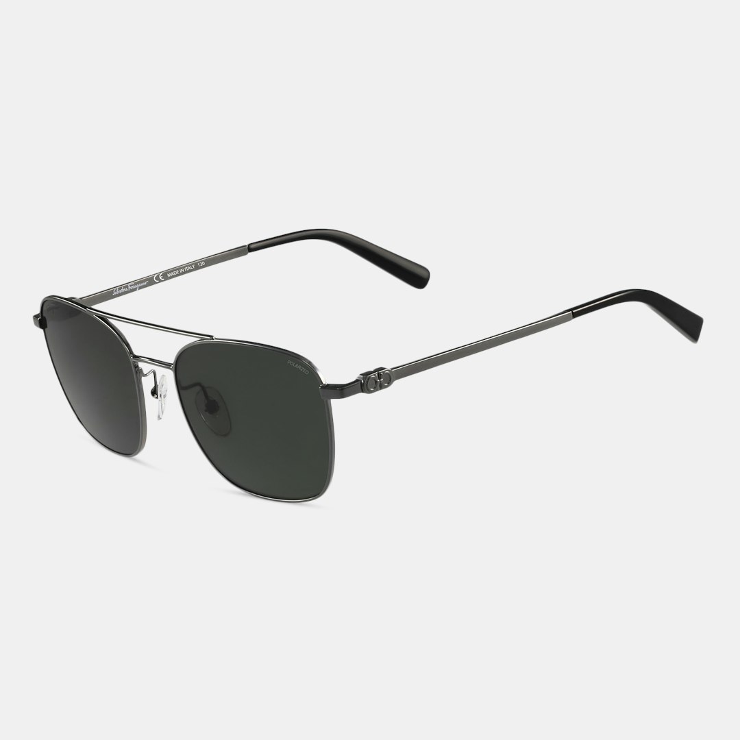 Salvatore ferragamo polarized classic 2025 square sunglasses