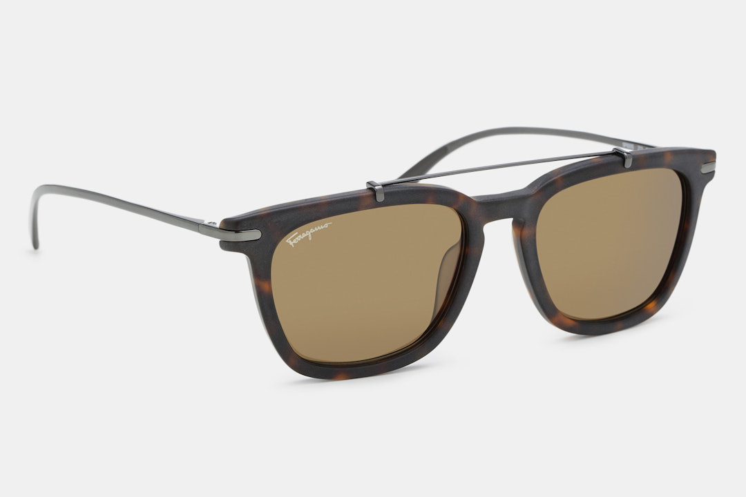 Salvatore Ferragamo SF820S Vintage Pilot Sunglasses