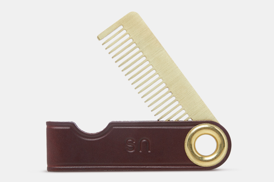 Schwarz SI: 1942 Brass & Stainless Steel Comb