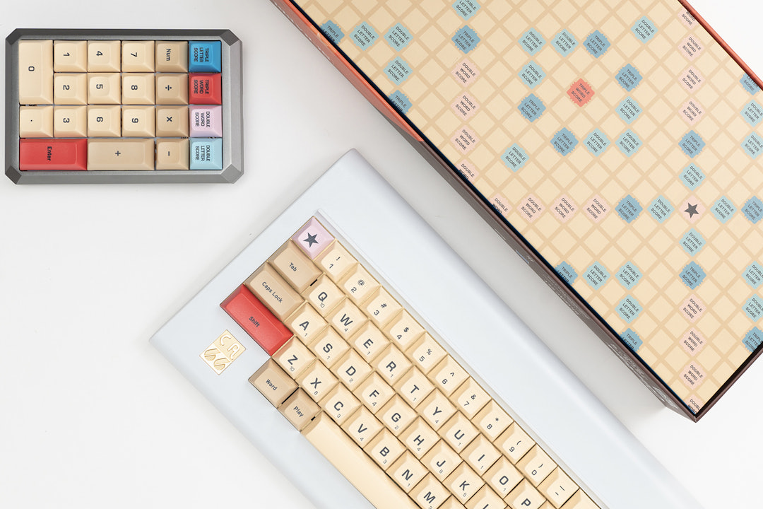 Scrabble Desk Mat by Clackeys