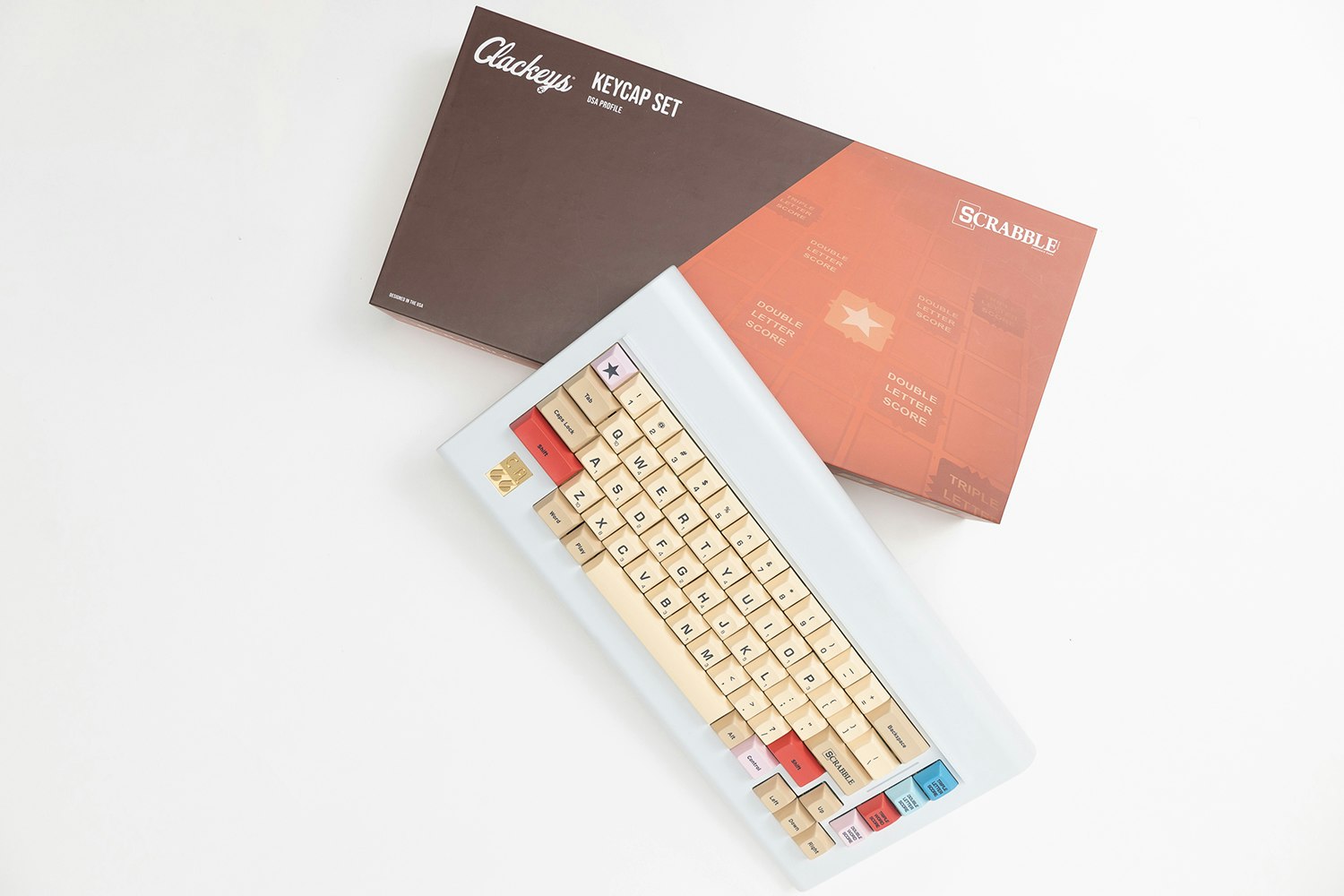 DSA Scrabble Keycap Set by Clackeys