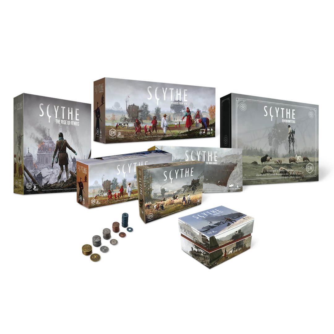 Scythe Legendary Board Game Bundle Board Games Drop