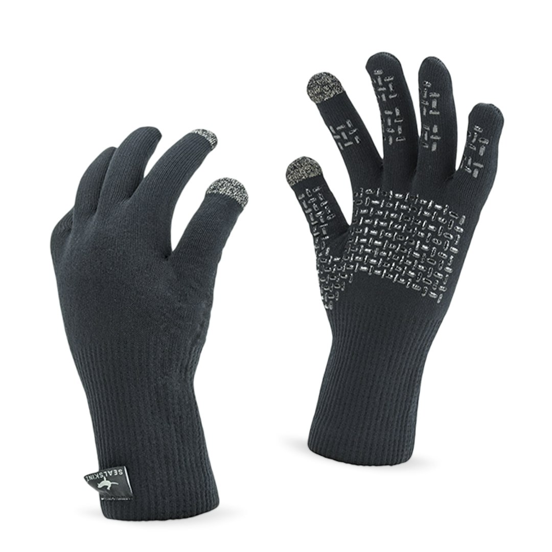 wool grip gloves