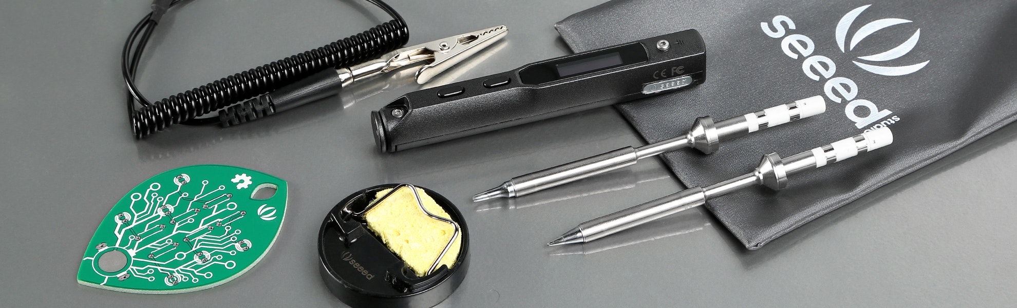 SEEED Mini Soldering Iron Deluxe Kit Price & Reviews Massdrop