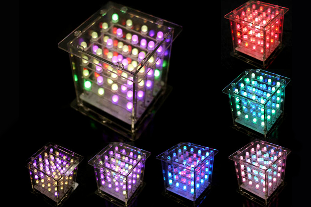 SEEED Rainbow Cube Kit RGB 4 x 4 x 4