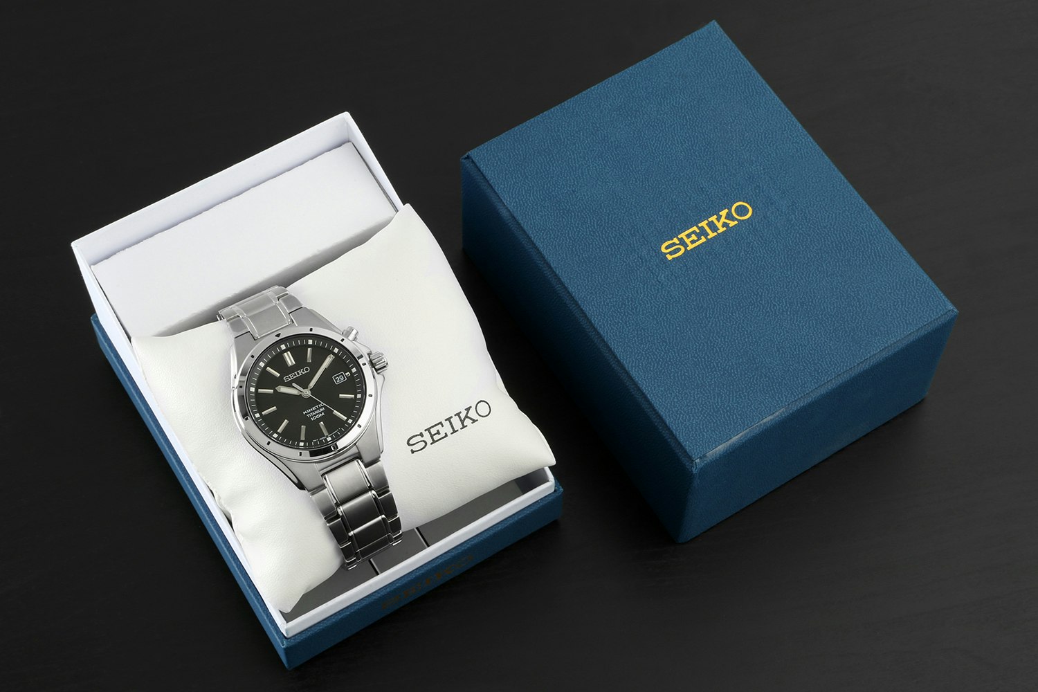 Seiko Kinetic Titanium SKA493P1 Watch Watches Quartz Watches