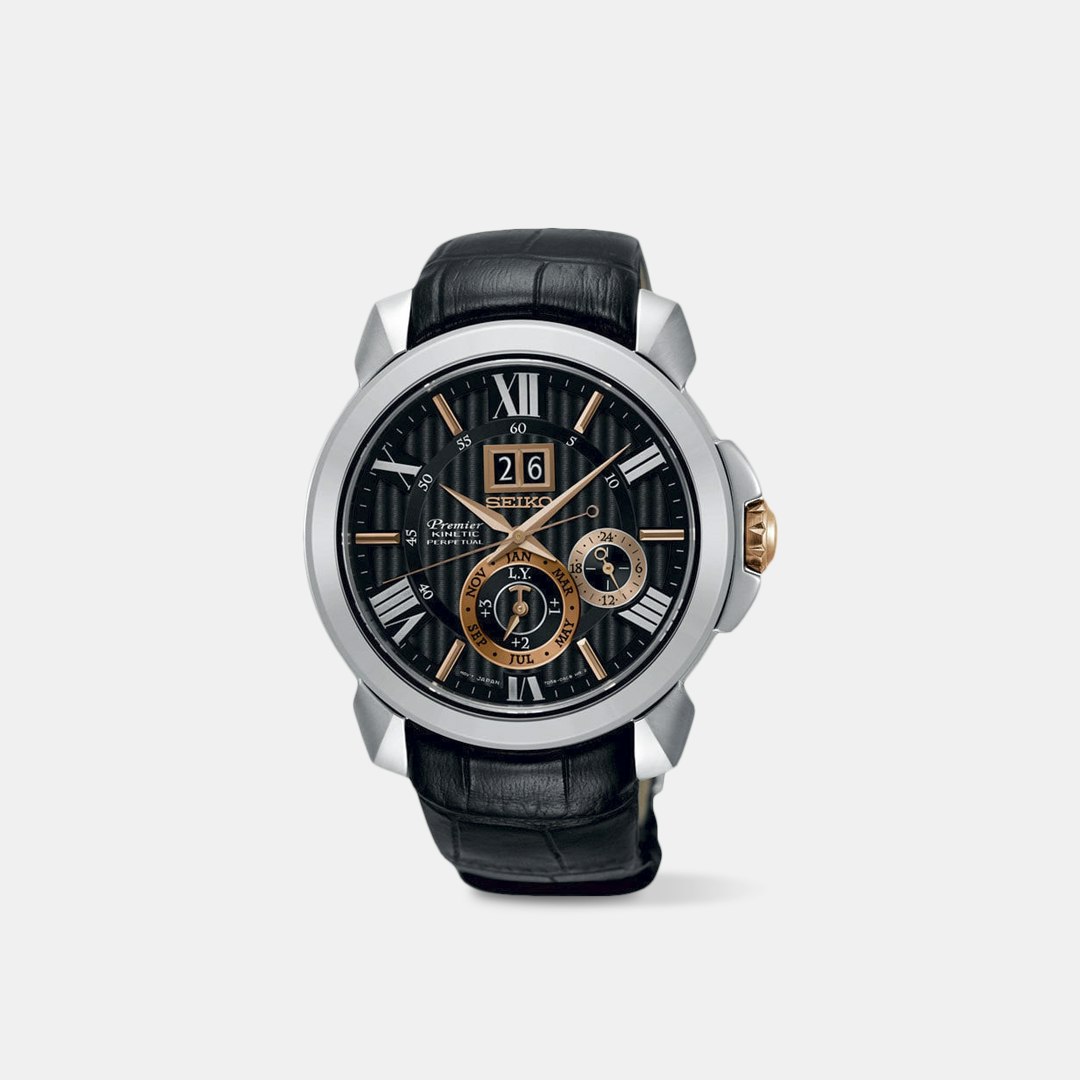 Seiko SNP Perpetual Calendar Kinetic Watch Watches | Watches | Drop