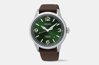 SRPB65J1 (green dial, brown leather strap)