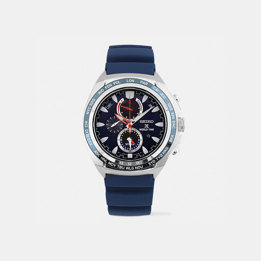 Seiko Prospex World Time Solar Chronograph Watch | Watches | Solar