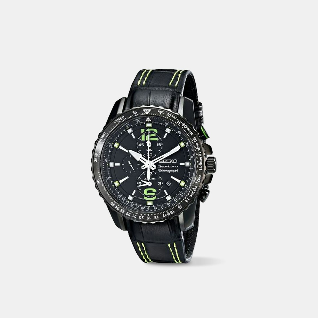 Seiko Sportura Aviator Solar Watch | Watches | Solar Watches | Drop
