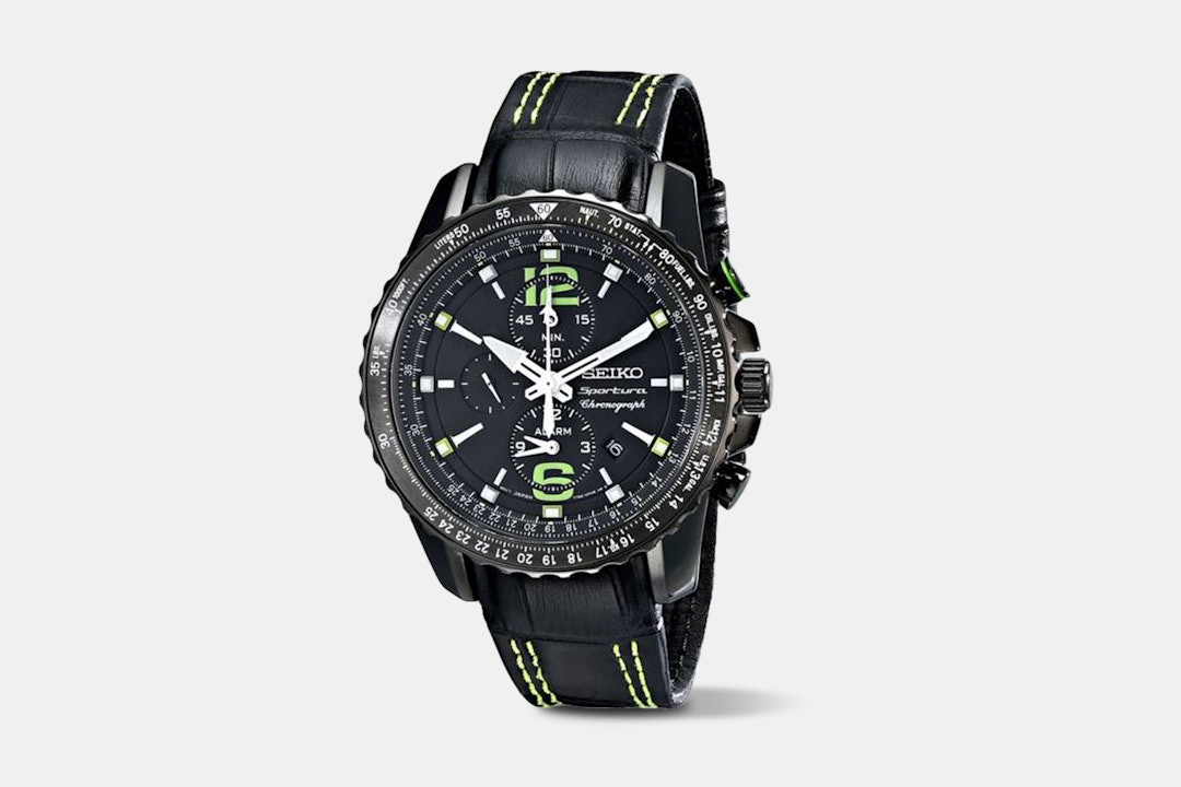 Seiko Sportura Aviator Solar Watch