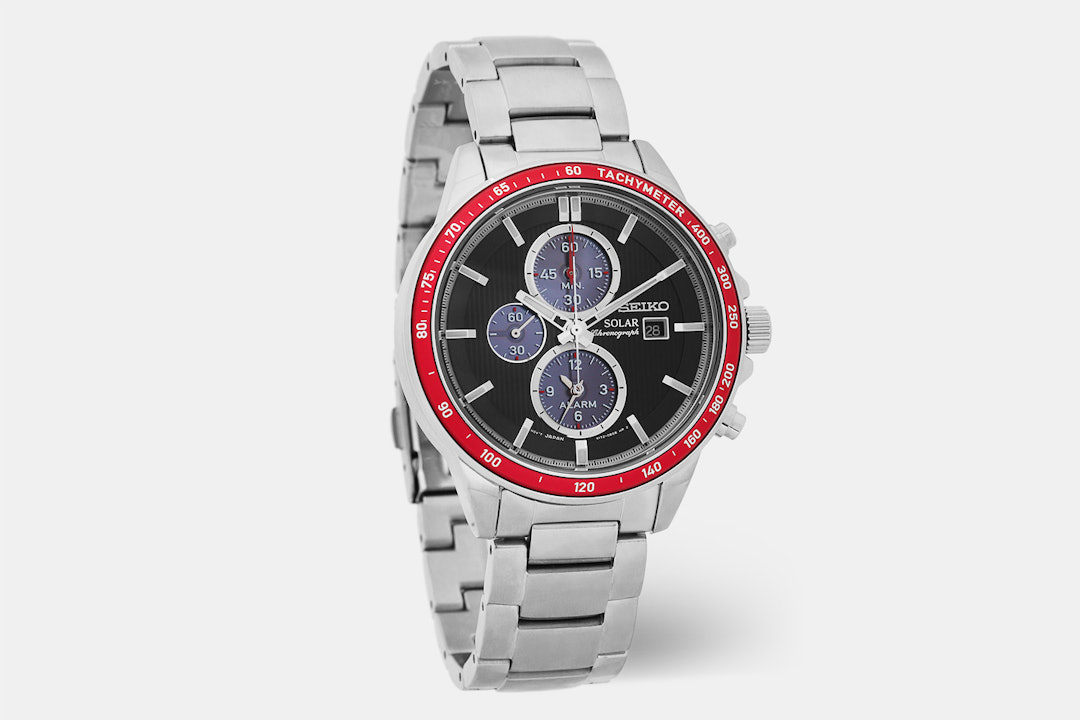 Seiko SSC43X Solar Chronograph Watch