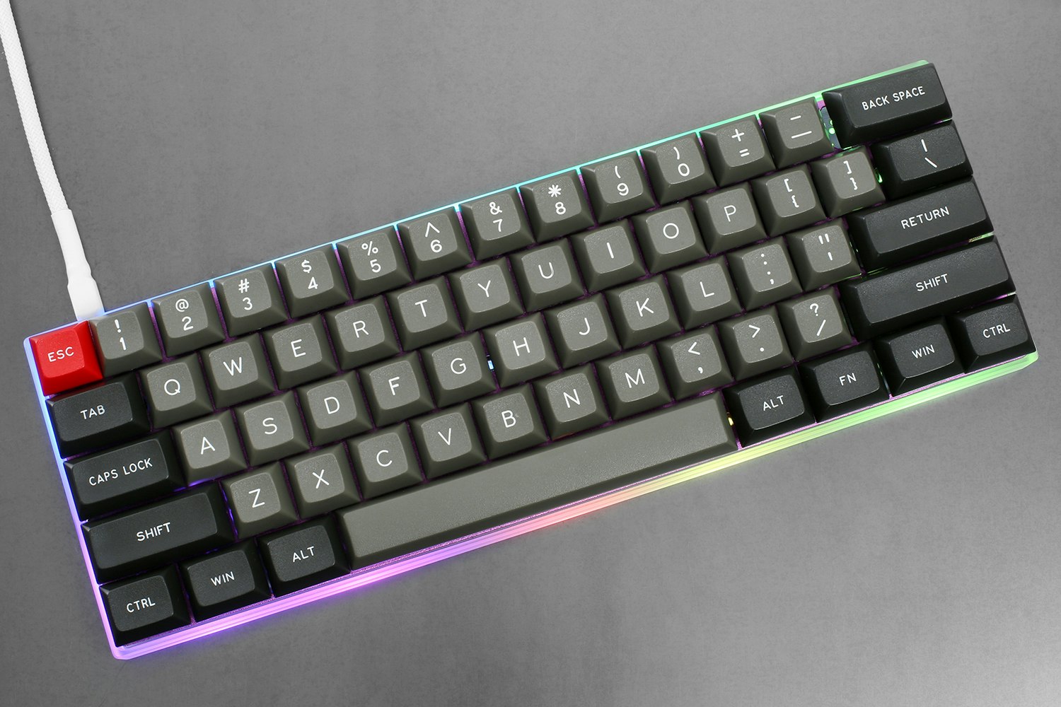 Sentraq Acrylic 60 Keyboard Case Mechanical Keyboards Components