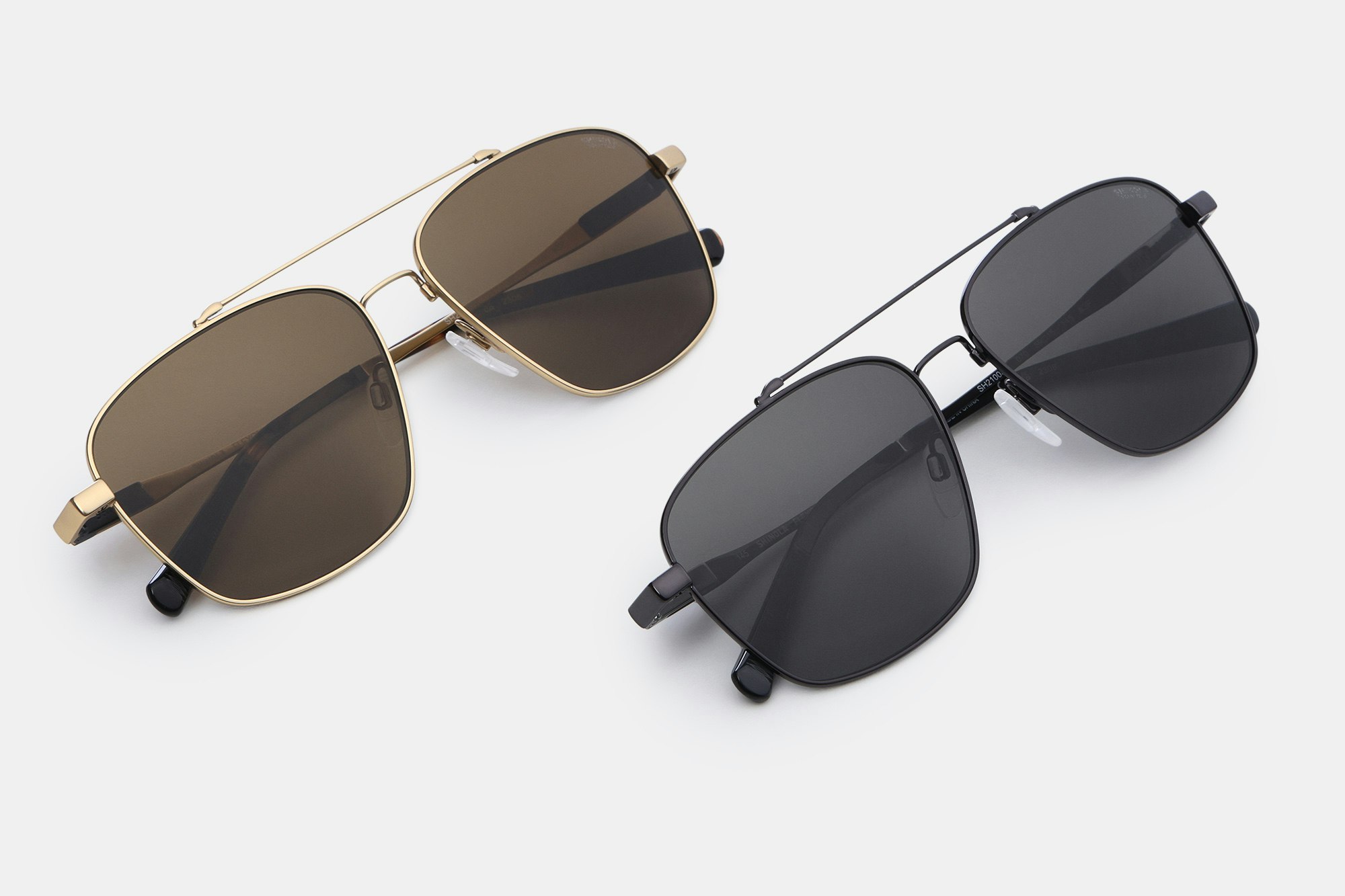 Shinola Runwell Polarized Flexon Navigator Men's Sunglasses