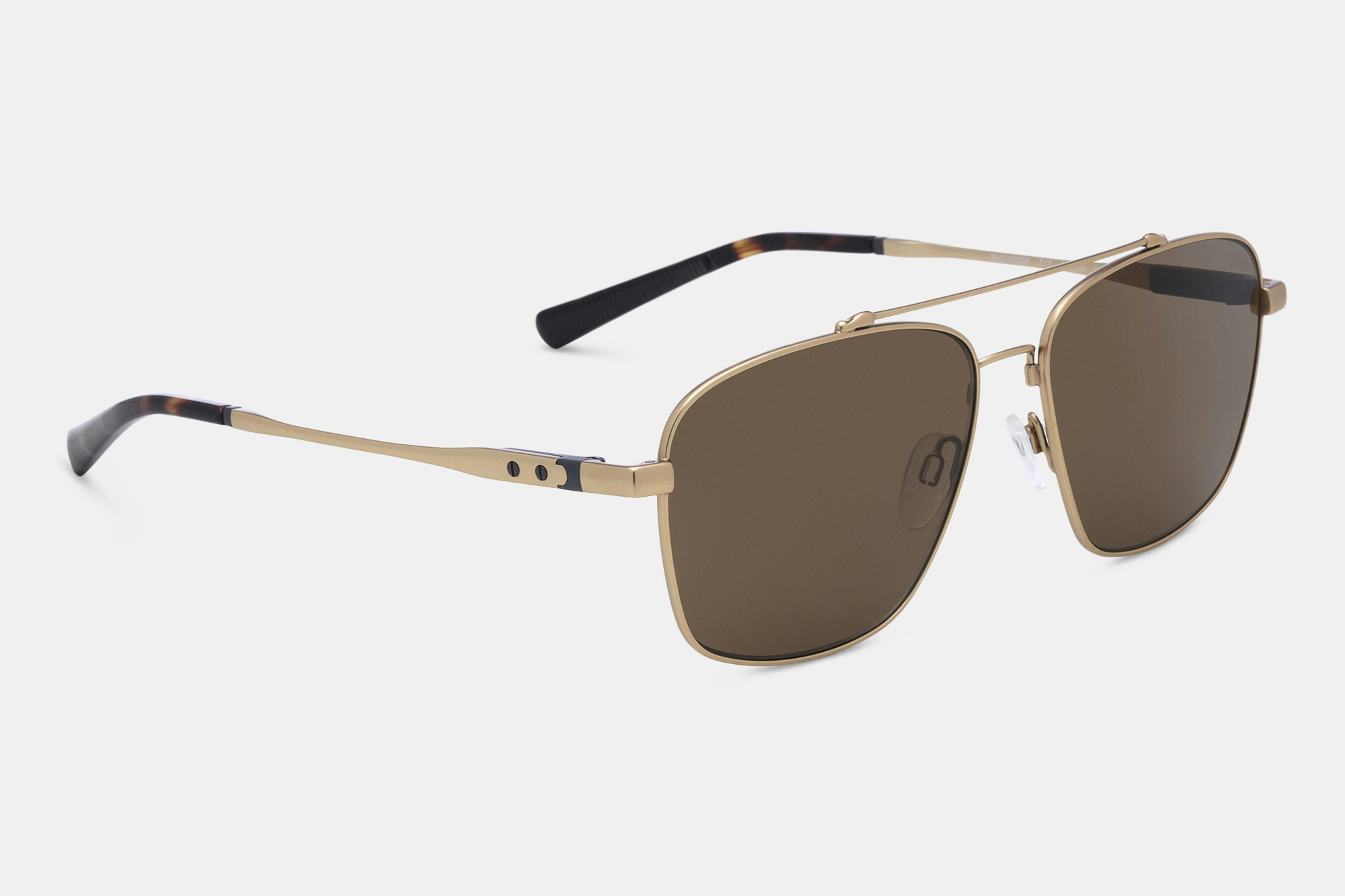 Shinola Runwell Polarized Flexon Navigator Men's Sunglasses