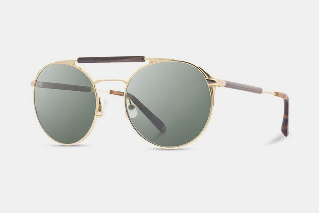 Shwood Bandon Polarized Titanium Sunglasses