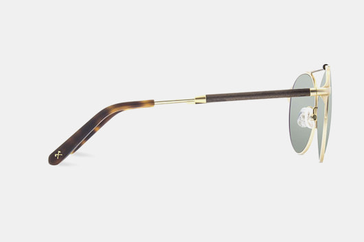 Shwood Bandon Polarized Titanium Sunglasses