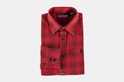 LS Brushed Twill Plaid - Red (+ $5)