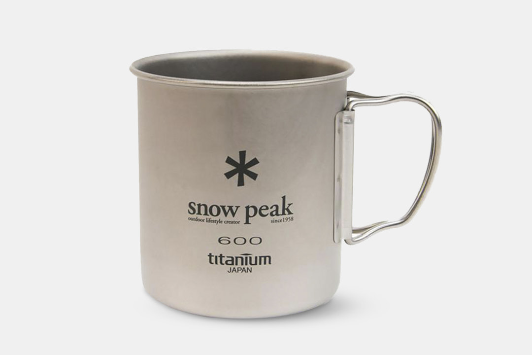 Snow Peak Single & Double-Wall Titanium Mugs