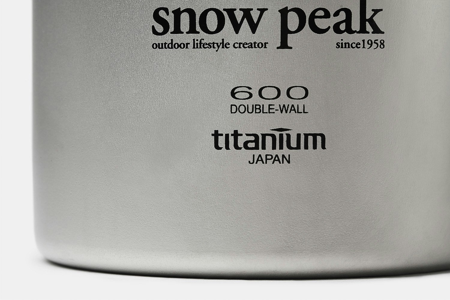 snow peak ti double 600 mug