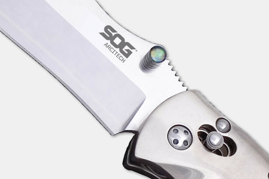 SOG Arcitech Jigged Bone Arc-Lock Manual Knife