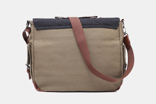 Something Strong Tricolor Canvas Messenger Bag